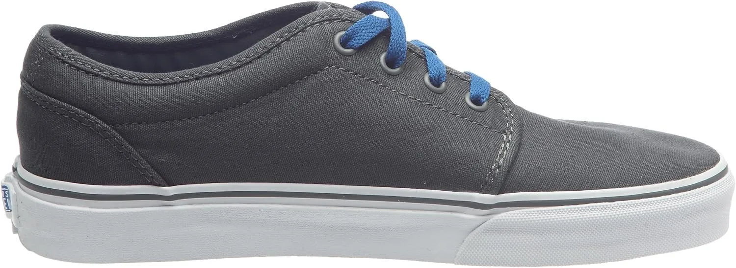 Vans Unisex Adult 106 Vulcanized Suede Canvas Gunmetal/Snorkel Blue Trainer
