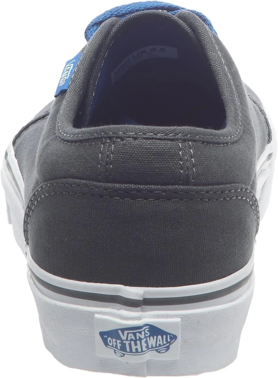 Vans Unisex Adult 106 Vulcanized Suede Canvas Gunmetal/Snorkel Blue Trainer