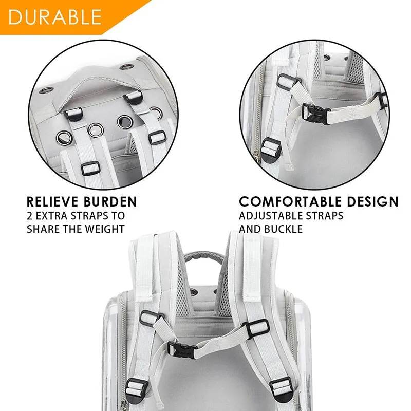Ventilated Transparent Pet Backpack