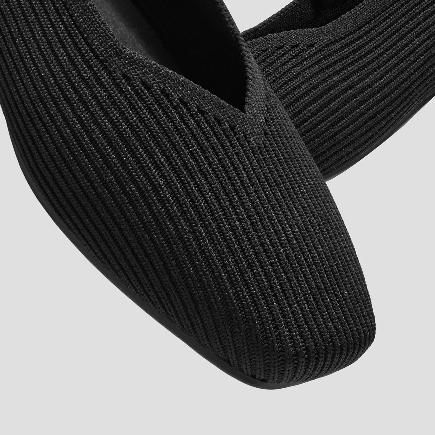 VIVAIA Margot Mary Jane Women Flat Shoes Slip on Square-Toe Washable Shoes Comfortable for Work with Arch Support