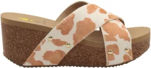 VOLATILE Women's Riverside Crisscross Wedge Slide Sandal