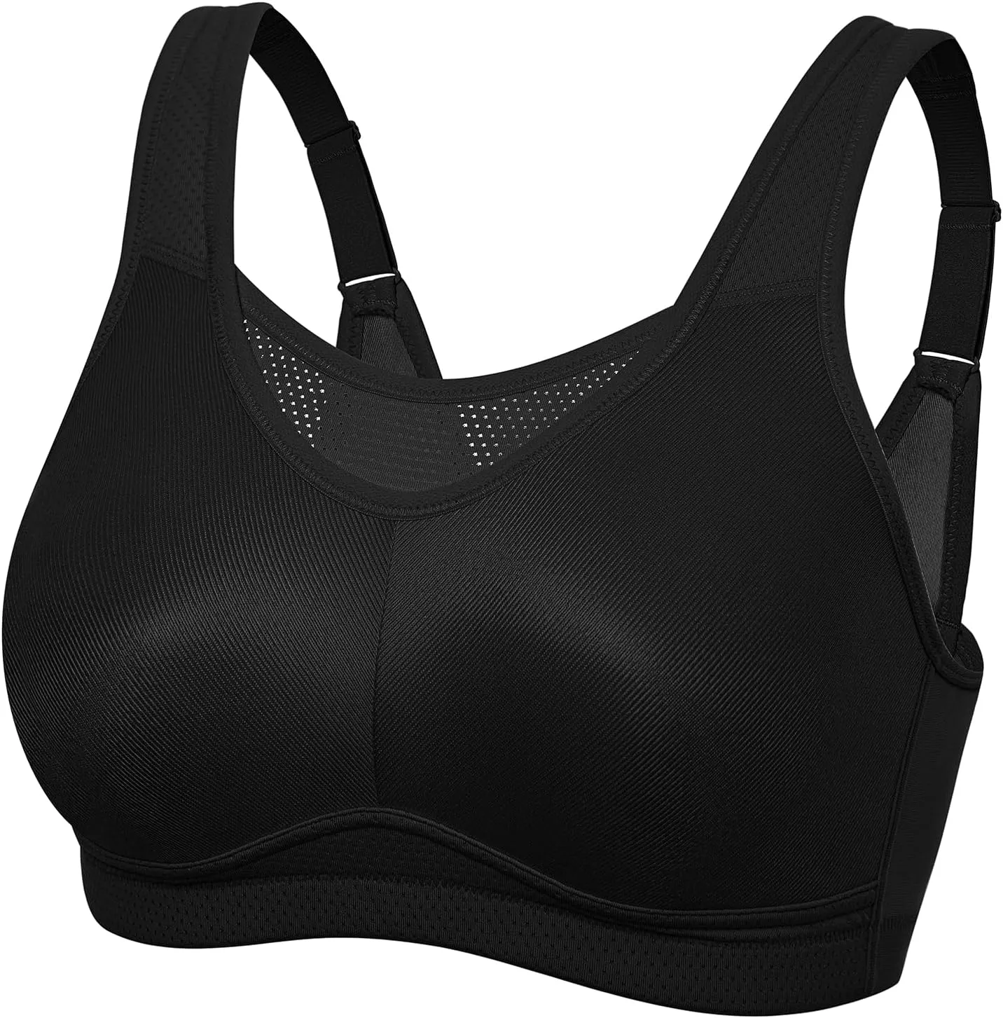 Wingslove High Impact Sports Bras for Women Seamless Full Coverage High Neck Workout Bra