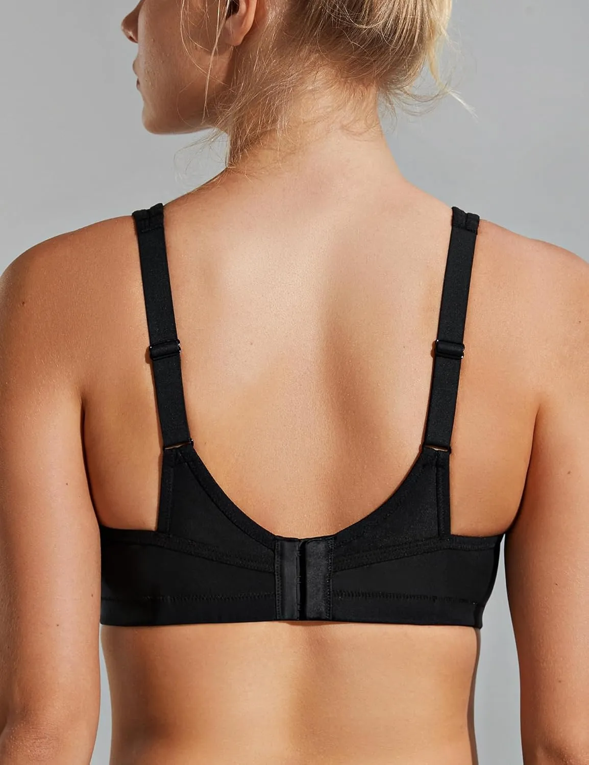 Wingslove High Impact Sports Bras for Women Seamless Full Coverage High Neck Workout Bra