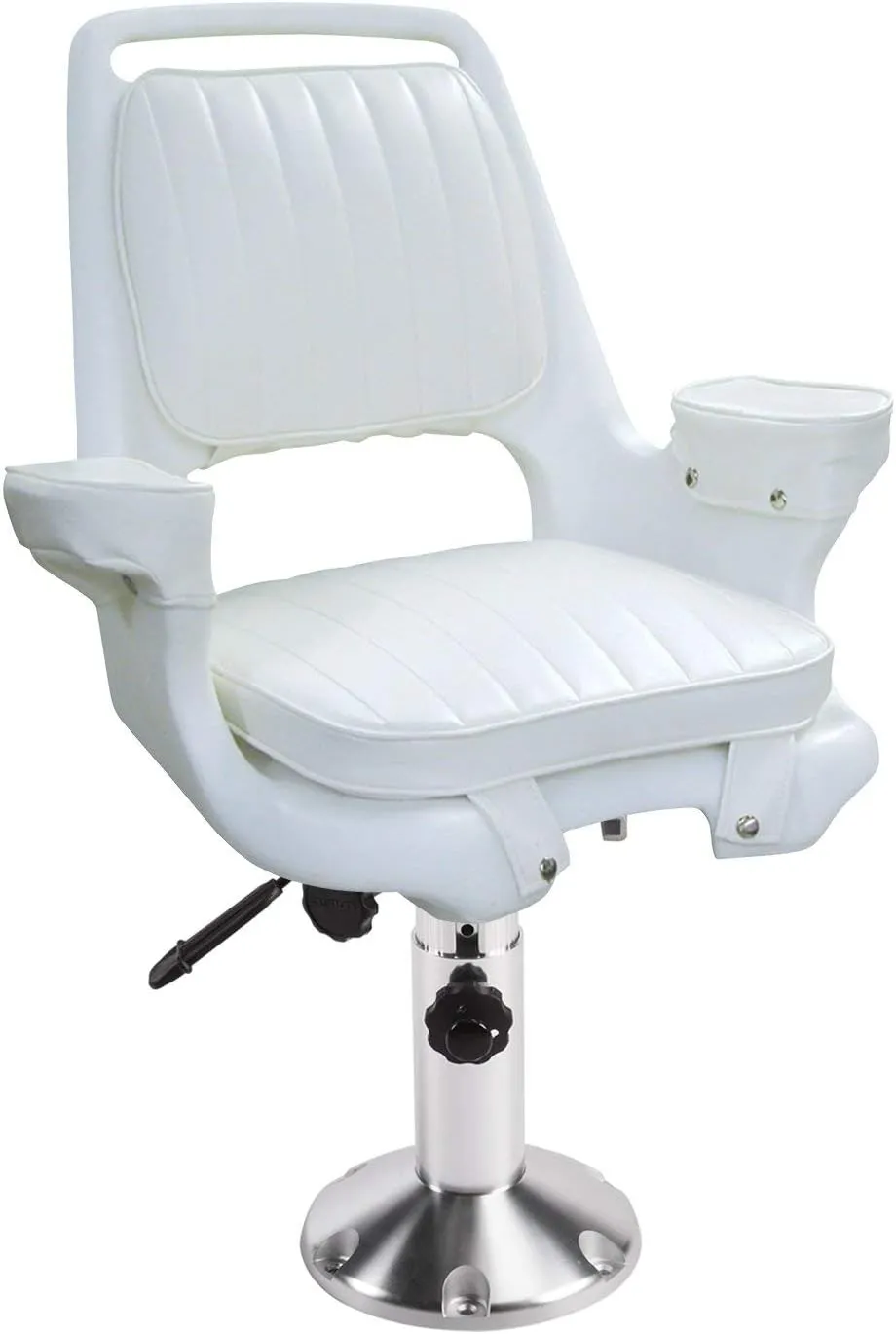 Wise 8WD1007-6-710 Captains Chair with Adjustable Height Pedestal and Seat Slide