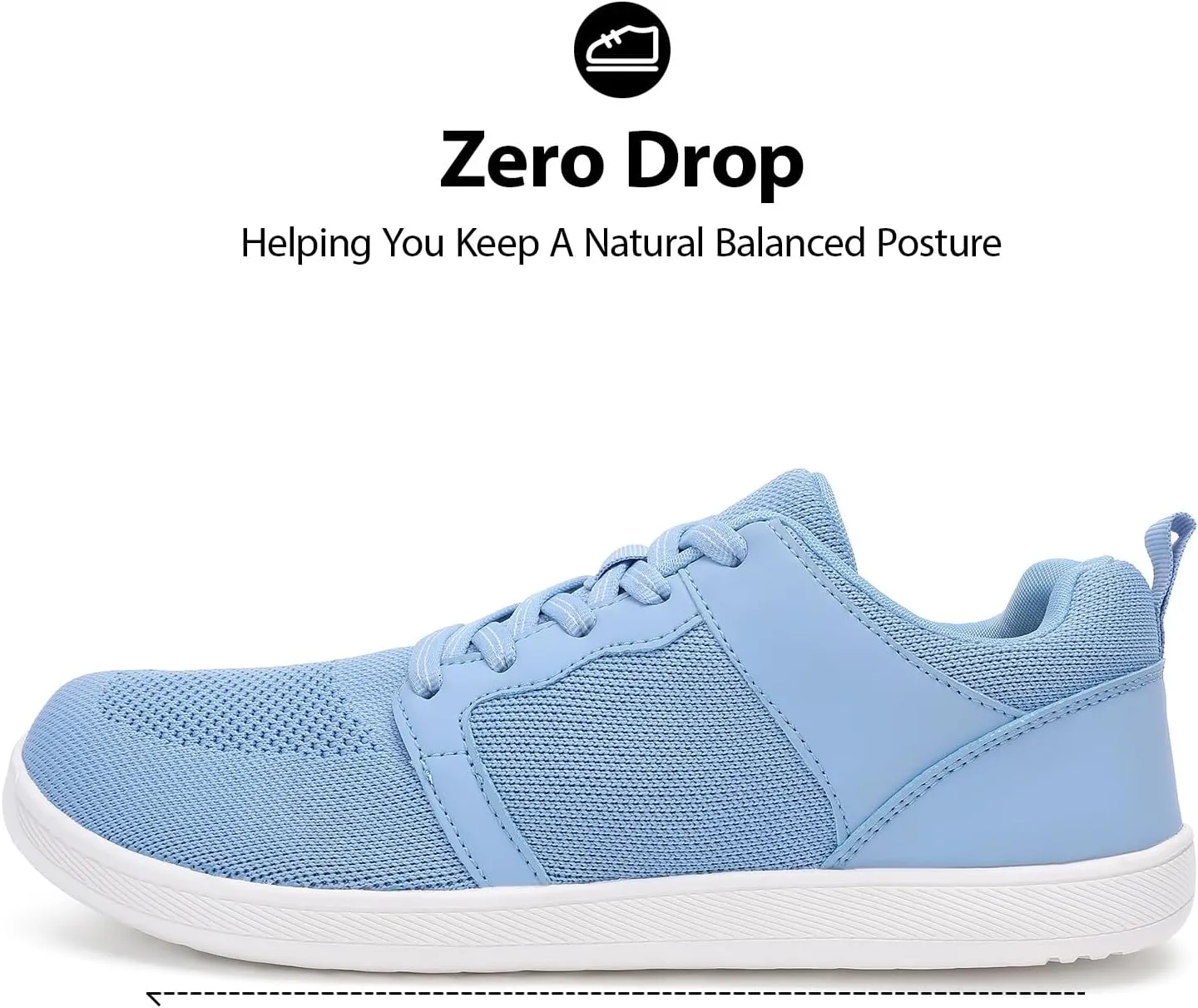 Womens Barefoot Shoes Wide Toe Walking Shoes Minimalist Zero Drop Shoes Breathable Trail Running Sneakers