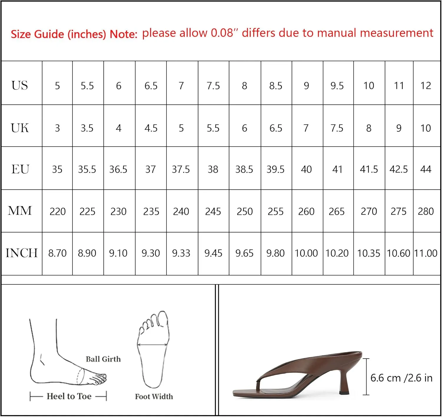 Women’s Kitten Heels Flip Flops Slip On Open Toe Low Heels Thong Square Slide Summer Fashion Party Dress Heeled Sandals for Women