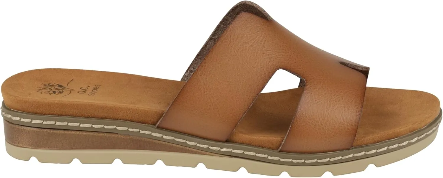 Women's Nellie Cut-Out Comfy Slides Flat Sandals