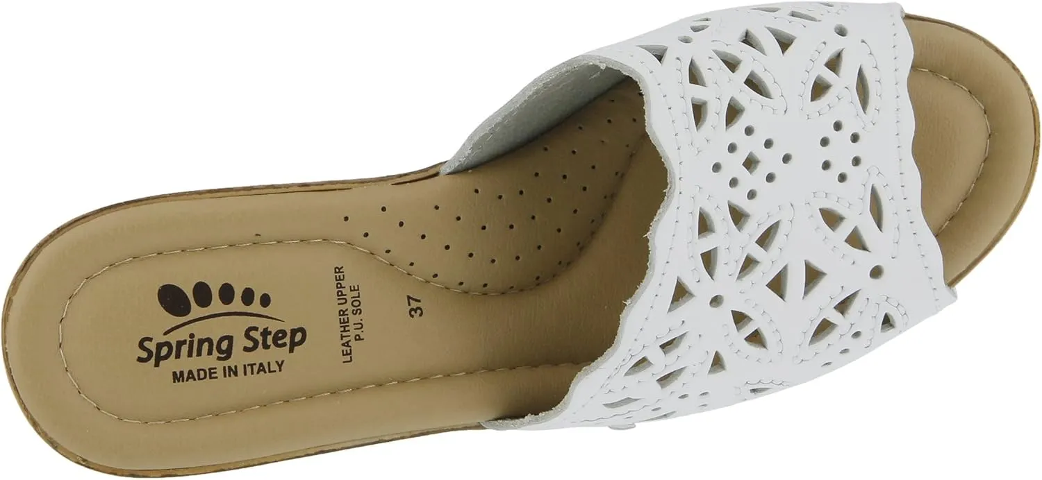 Women's Spring Step ESTELLA Fashion Wedge Slide Sandals