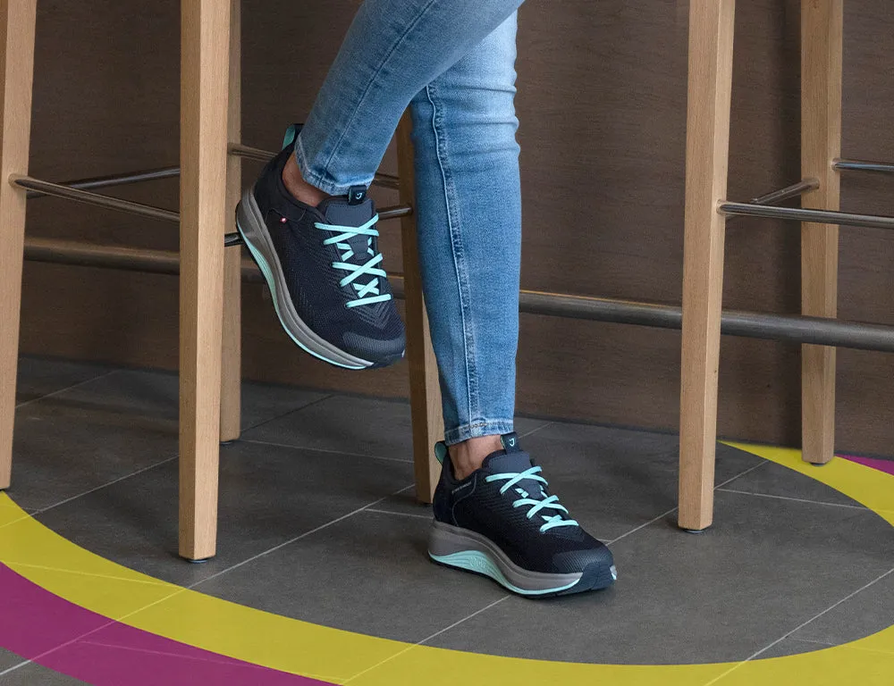 Womens Wave Wide-Fit Maui Dark Blue Trainers