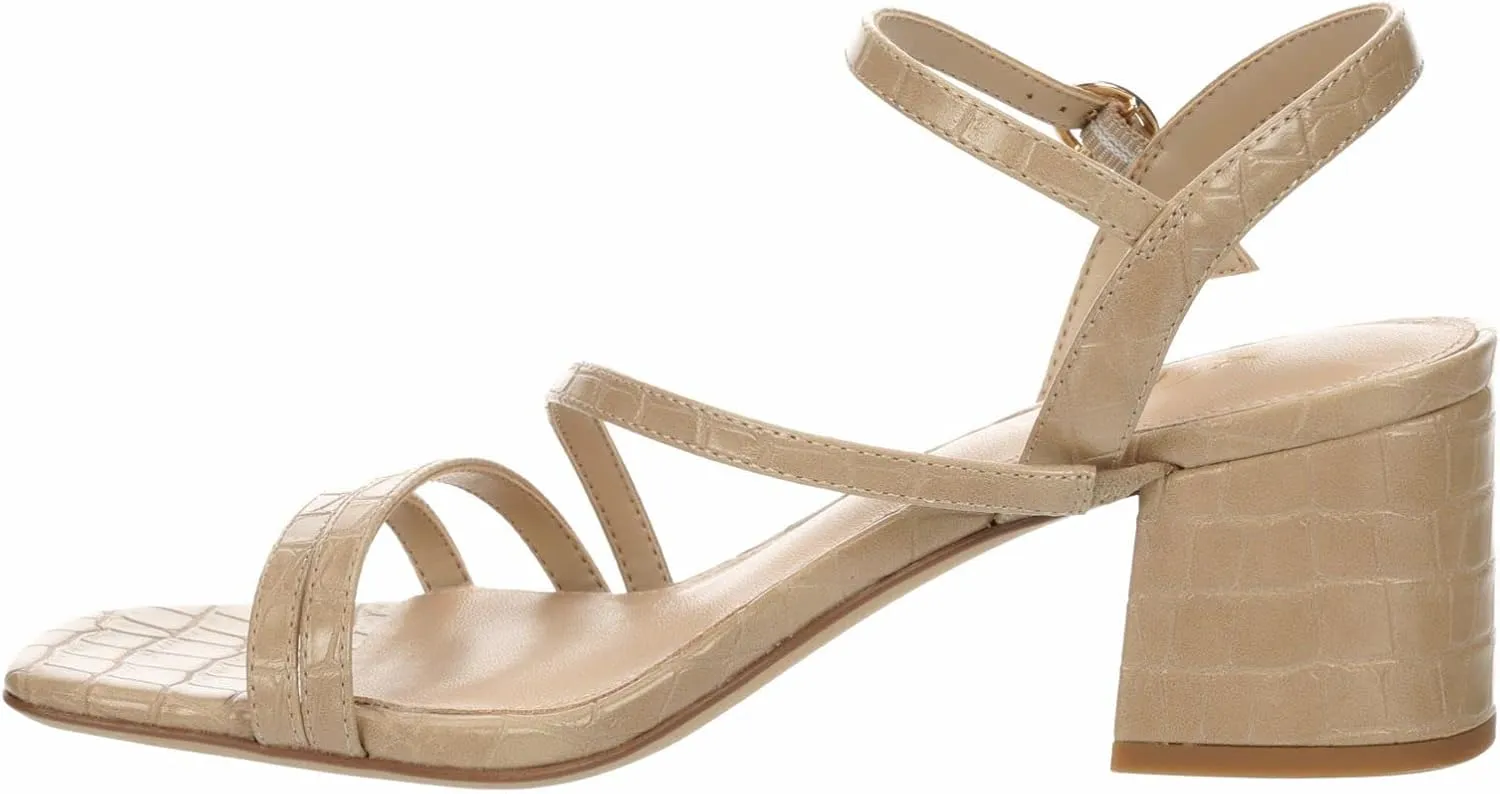 XAPPEAL Haisley - Women's Open Square Toe Strappy Low Heel Sandal