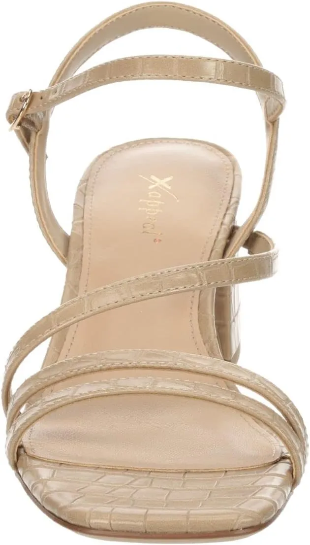 XAPPEAL Haisley - Women's Open Square Toe Strappy Low Heel Sandal