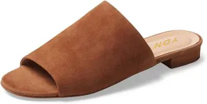 YDN Women Comfy Slip On Mules Flat Low Heels Slide Sandals Backless Summer Vocation Daily Wear Versatile Shoes Size 4-15