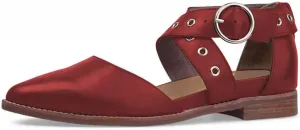 YDN Women's Classic Pointed Toe Ankle Strap Comfy Flat Ballet Adjustable Cross Strappy Sandals Dancing Dress Shoes with Buckle Size 4-15 US