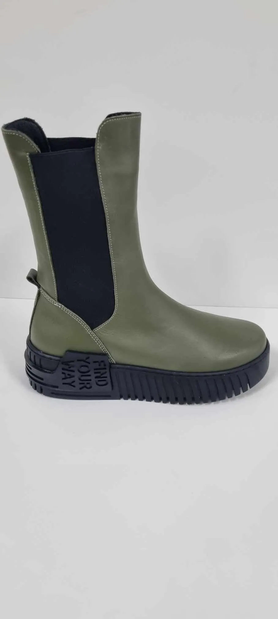Zoya Khaki Boot